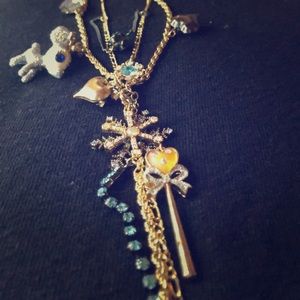 Betsey Johnson Christmas necklace